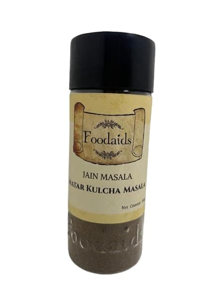 Foodaids Matar Kulcha Jain Masala (100 GM)- No Onion, No Garlic | Make Your Food Delicious |Kulcha Masala Powder — image 7