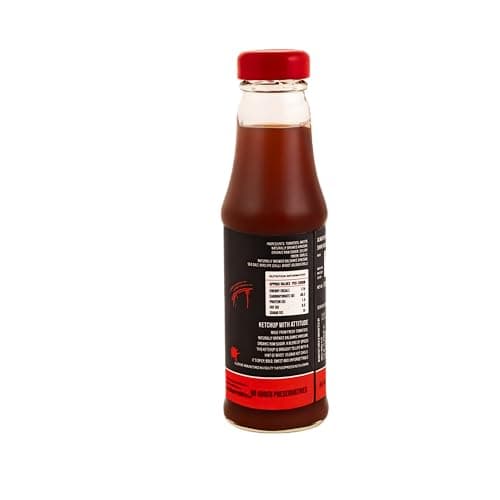 Uncle Nonu Healthy Tomato Ketchup -Shaitaan-Spicy | No Processed Sugar (uses Organic Raw Sugar) | 100% Chemical Free | No Preservatives | No MSG | All Natural Ingredients | 200gm — image 2