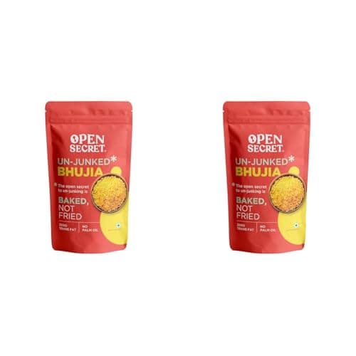 Open Secret Namkeen | 175g | Bhujia, Namkeen Snacks, Bhujia Sev, Healthy Snacks, Unjunked, Baked Not Fried, No Palm Oil, Zero Trans Fat, No Cholesterol (Pack of 1) — image 8