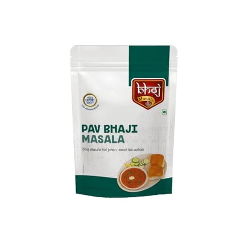 Bhoj Masale Pav Bhaji Masala Powder 200GM | Delicious & Aromatic Pav Bhaji | Premium Spices Blend | Zero Additives & Preservatives. No Colour, No Preservatives, No Onion & No Garlic (Jain Masala)