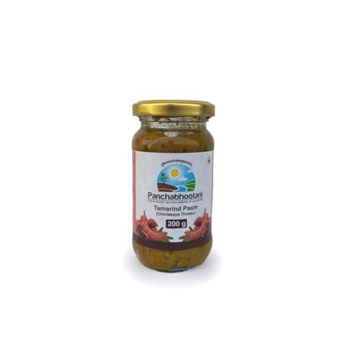 Panchabhootani Tamarind Chutney-200g | Chinathakaya Thokku, Vegan, Gives delicious taste, No Added Preservatives & Colour, Authentic Tangy Flavor, Tamarind Sauce, Instant Imli Chutney, Use As Dip