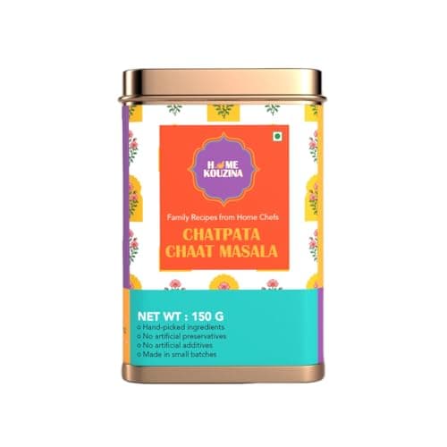 Home Kouzina Chatpata Chaat Masala - 150g | Perfect for Chaats, Salads, Fruits and Snacks | Ready to Use | No Artificial Additives | Made in Small Batches | 100% Natural Ingredients