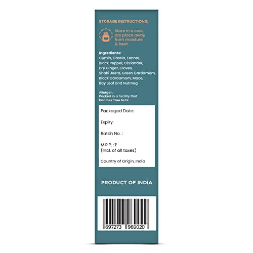 CRISTA Masaledar Garam Masala | Mixed Spices Blend | Zero added Colours, Fillers, Additives & Preservatives | Vegan | No Added Sugar | No Onion | No Garlic | 100 gms — image 5