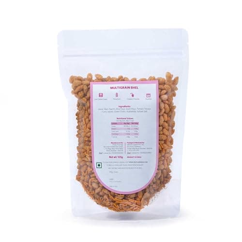 SelfCare By Suman Agarwal Multigrain Bhel Pack of 1 125g | Roasted - Vegan - Fiber Rich | Snacks - Namkeen - Grocery | Spicy Crunchy & Chatpata - Tea time Snacking | Jain - Travel & Diabetes Friendly — image 7
