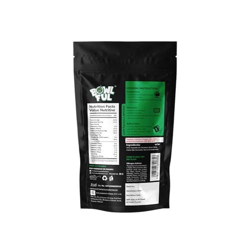 Bowlful Jain Masala Bhindi | Natural Ingredients | Ready-to-Eat Meal | Spiced Okra Curry Made Without Onion & Garlic | 80g Net Weight (180g After Rehydration) | Pack of 3 | No Added Preservatives & Colours | Microwaveable — image 3