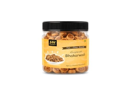 THAR NUTS ORGANIC Gujarati Mini Bhakarwadi 100gm | Big & Crunchy Traditional Snack | Authentic Indian Namkeen Nashta | Spicy Munching Snack