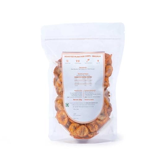 SelfCare By Suman Agarwal Roasted Plantain Chips - Masala Pack of 1 125g | Healthy - Gluten Free | Savoury - Snack - Namkeen - Grocery | Mid Day - Workout - Tea time Snacking | Jain & Travel Friendly — image 8
