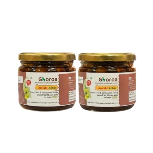 Amlaki Achar by Ghoroa | 250g | Sweet & Sour | Homemade Amla Achaar Without Onion & Garlic | Seedless Indian Gooseberry Pickle | Less Oil, Preservative-Free | Traditional Awla Pickle — image 5