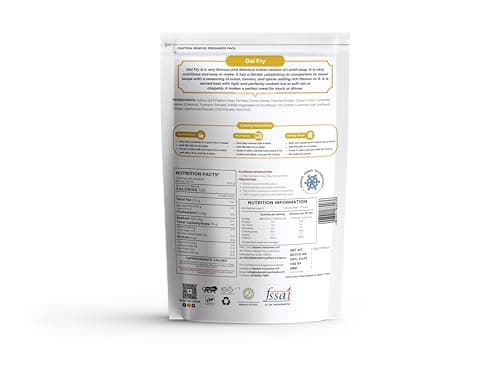 Indian Kitchen Foods Jain Dal Fry, Ready to Eat Foods, Freeze Dried Ready to Cook Meals, Instant Food, Indian Food Products (55gm) — image 2