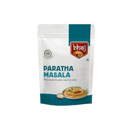 Bhoj Satvik Masala Festival 7 in 1 Combo | 1 Kheer Premix Jar + 6 Masalas Zip lock Pouches |200g Each: Kheer Premix, Shahi Paneer Masala, Kashmiri Laal Mirchi Powder, Kitchen King Masala, Paratha, Pav Bhaji, Chole Masale (All Jain Friendly) — image 8