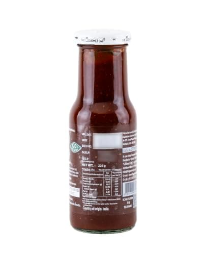 The Gourmet Jar Barbecue Sauce 225g| 100% Natural, No Preservatives, No Artificial Colors, No Artificial Flavouring agent | No Refined Sugar| Gluten-free| Bbq sauce| Umami, Smoky & Spicy| Perfect for your meats and grilled veggies| Pack of 1 — image 8