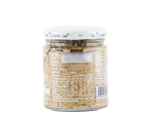 The Gourmet Jar Wholegrain Mustard| 170g| 100% Natural, No Preservatives, No Artificial Colors, No Artificial Flavouring agent| No Refined Sugar| Keto-Friendly| No Trans-fat| Traditional French style| Made with Red wine and Apple Cider Vinegar| Perfect condiment for your sandwiches, hotdogs and burgers| Pack of 1 — image 2
