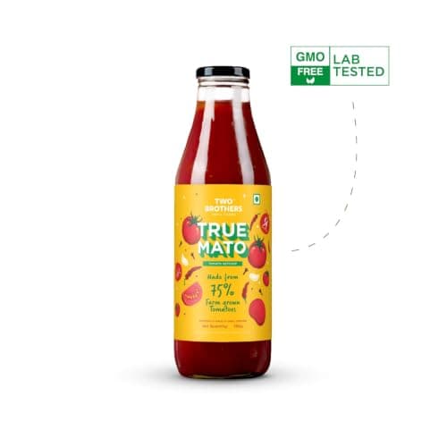 Two Brothers Truemato Ketchup - Spicy Tomato Ketchup 300g | Made with 75% Just Tomatoes | No Refined Sugar — image 6