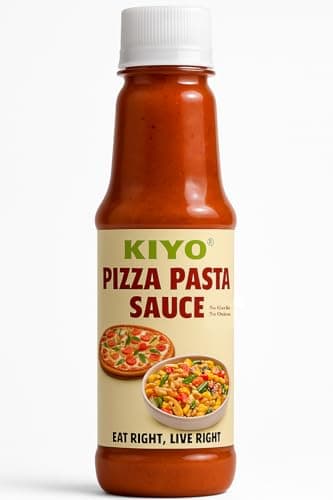 KIYO Fresh Pizza Pasta Sauce || No Onion & No garlic || 100% Natural & Vegan Ingredients || No Added Flavours & Colours || Enjoy It with Pizza, Burger & Pasta in Fresh Pantry 200 gm (Pack Of 4) — image 3