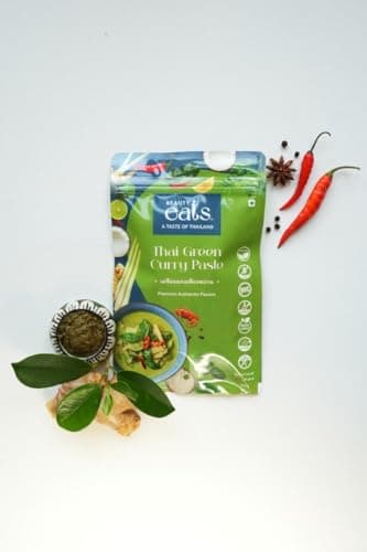 Beauty Eats Thai Green Curry Paste| Premium Thai Herbs & Spices| Ready To Cook| 100% Vegetarian| No Onion&Garlic (100Gm) — image 4