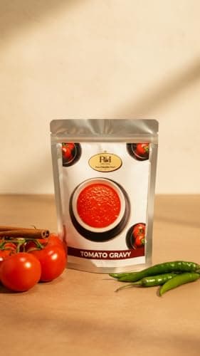 P AND H FOOD EXPORT INDUSTRY Tomato Jain Gravy | No Onion No Garlic | Ready to Use Cooking Base | Rich Tomato Curry Base | No Preservatives, No Artificial Colors | 250 gm Pack of -1 — image 3