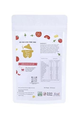 Yoganica Jain & Satvik Instant Soup Combo | No Onion No Garlic | Cheese Tomato & Sweet Corn Soup Mix | Ready in Minutes | 100g x 2 — image 2