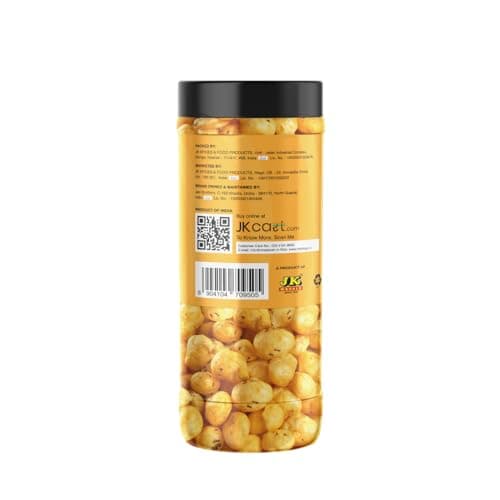 Chaskaah Cheddar Cheese Makhana,70g by JK (Foxnuts, Phool Makhana)| Dry Roasted| Rich in Calcium| Low Cholestrol|High Fibre| Jain — image 2