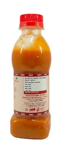 Fruvanta Jain Combo Without Onion/garlic/Potato Red chilli Sauce (200gm) (Pack of 2) — image 3
