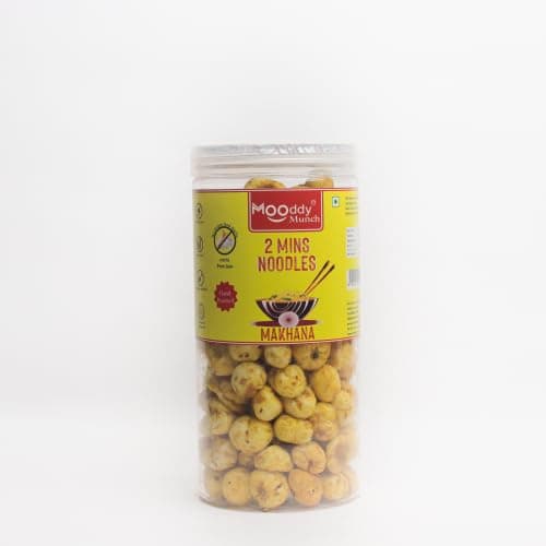 MOODDY MUNCH (Noodles, Cheese Masti, Himalayan Salt) Combo of Roasted Makhana Fox Nuts Lotus Seeds | Jain Flavour| Healthy Snacks | Zero Trans Fat | Zero cholesterol | (Pack of 3, Total 210 gm) — image 2