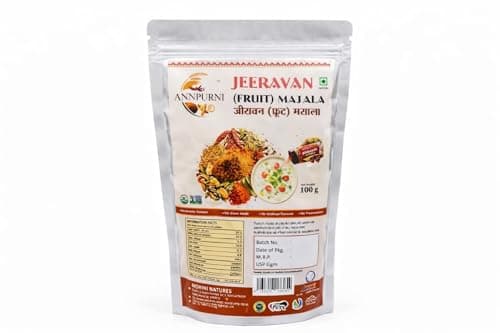 ANNPURNI Jeeravan Fruit Masala 100g | Special Fruit Masala Powder | Tangy & Spicy Chaat Masala for Fruits, Salads & Snacks | No Artificial Flavours, No Preservatives — image 4