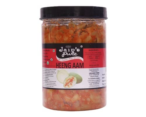 JAIN'S PURE HEENG AAM ACHAR/MIRCHAULI (1 KG)