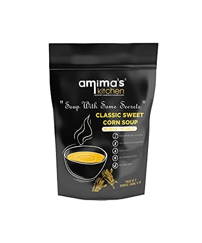 Amima's Kitchen Combo Of Cheesy Jalapeno + Classic Sweet Corn Jain Soup (No Onion No Garlic) - 100 Grams (Pack of 2) | Instant Soup Mix Powder | Ready To Cook | No Artificial Flavour & Colour | Gluten Free | Non GMO | Healthy Soup — image 5