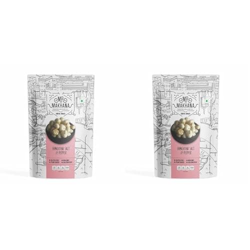 Mr. Makhana Roasted Makhana and Foxnuts | Healthy Snacks | Gluten Free | MSG Free | Antioxidant | Rich Calcium | Zero Trans Fat | Zero cholesterol (Himalayan Salt & Pepper)55gm — image 4