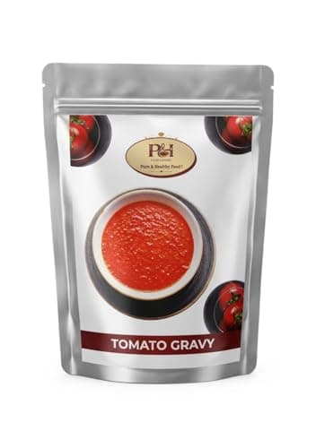 P AND H FOOD EXPORT INDUSTRY Tomato Jain Gravy | No Onion No Garlic | Ready to Use Cooking Base | Rich Tomato Curry Base | No Preservatives, No Artificial Colors | 250 gm Pack of -1