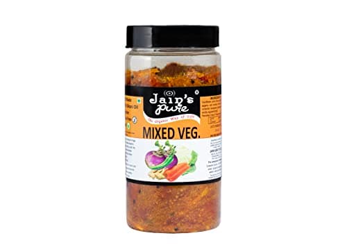 JAIN'S PURE MIXED VEGETABLE ACHAR, 400 GM