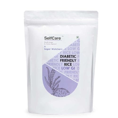 SelfCare By Suman Agarwal Diabetic Friendly Low GI Rice Pack of 1-1kg | Dal - Vegetable - Biryani - Pulao | Low Glycemic Index - Healthy Diet - Regulate Blood Sugar - Weight loss | Vegan - Jain