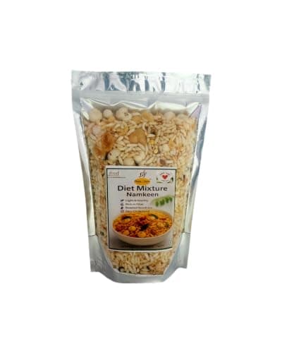 FLAVOUR N FUSION Diet Mixture Namkeen | Crispy and Crunchy Savoury Snack | NO Onion NO Garlic | Handmade and Hygienically Prepared | No Artificial Colors or Flavours | Freshly Packed | 250 gm — image 3