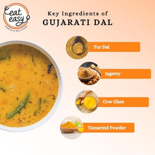 Eat Easy Ready To Eat Jain Dal Combo of 3- Dal Makhani, Dal Tadka, Gujarati Dal | Just Add Water and Cook | Delicious Instant Food | High Protein & Fiber, Freeze Dehydrated Healthy Instant Travel, Camping, Trekking, Hostel Food — image 5