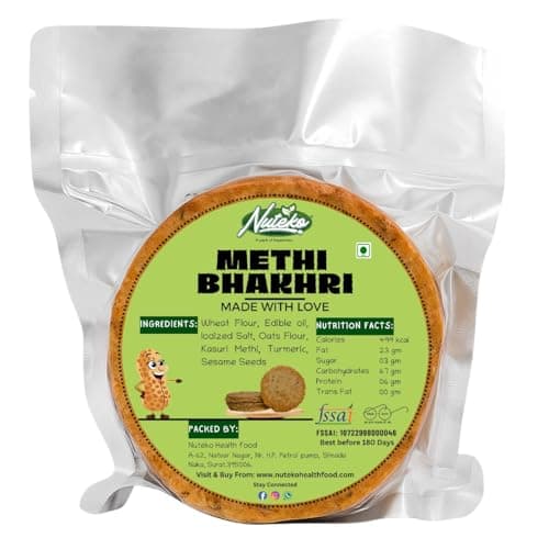 Jeera Bhakri Snacks | Roasted Healthy Gujarati Snacks | No Maida | No Artificial Colours | No Onion & No Garlic | Vacuum Packed | Gluten Free Jeera Bhakhri — image 2