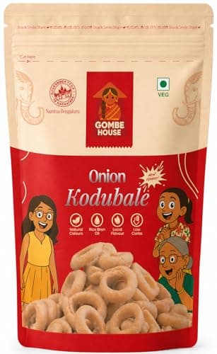 Gombe House Kodubale & Madras Mixture 120g Each (Pack of 2, 240g Total) Crispy South Indian Namkeen Snack Combo Traditional Tea Time Snack Vegan No Preservatives Homemade Taste Ready to Eat — image 4