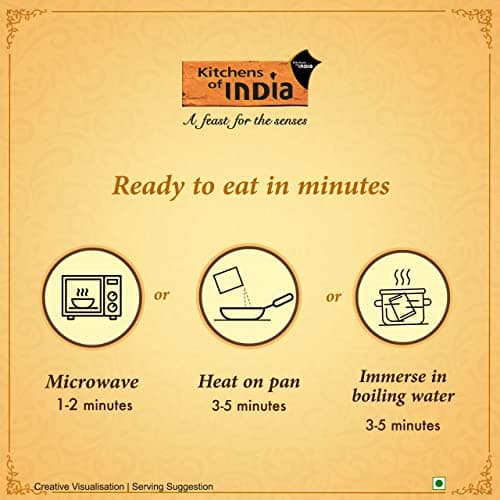 Kitchens of India Pav Bhaji, ITC Ready to Eat Indian Food, Just Heat and Eat, Microwavable, 285g — image 3