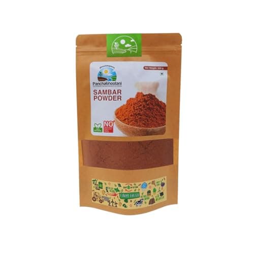 Panchabhootani Sambar Powder 100g | South Indian Authentic Flavour | Easy Digestion - Vegan | No Garlic | No Onion | Delicious Sambar At Home | No Preservatives (Small, 100.00, gram) — image 8