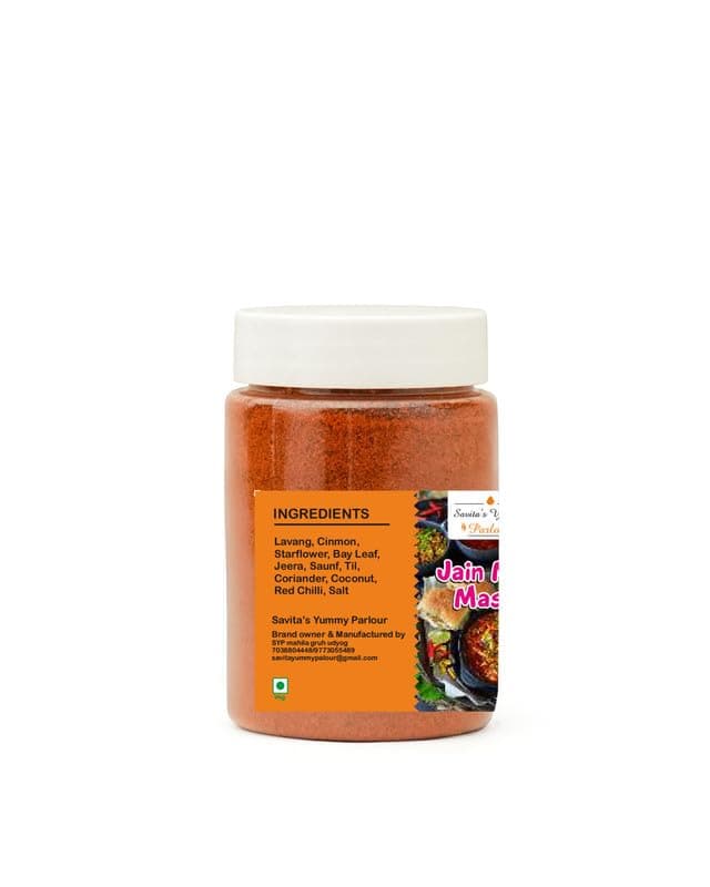 Savita’s Yummy Parlour Jain Misal Masala | Authentic Maharashtrian Spice Blend | No Onion No Garlic | Perfect for Misal Pav, Curries & Snacks | 90g — image 5