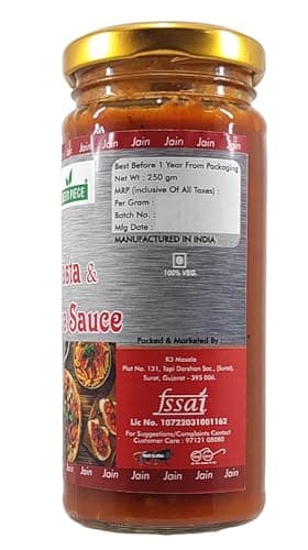 K3 Masala Jain With No Onion No Garlic Pizza and Pasta Sauce.(250gm) Sauce & Dip (250 g) — image 3