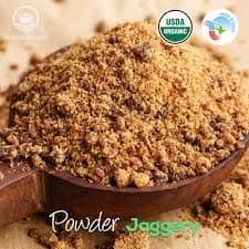Organic Natural Jaggery Powder | Sugarcane Special Kolhapur Gud Powder- 500 Grams Use ; Tea Making — image 4