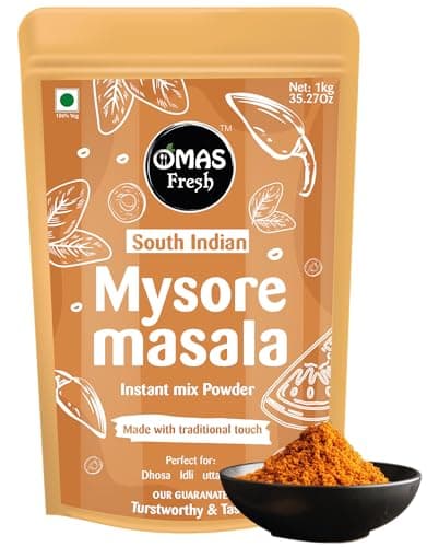 Omas Fresh No Onion, No Garlic South Indian Coconut Chutney Instant Mix Powder Perfect for Dosa, idli, Uttapam (Just Add Curd/Water to Use) (70g, White Coconut Chutney) — image 5