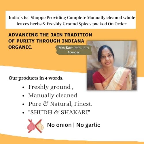 Indiana Organic Kitchen King Masala (150g) | Pure Jain Masala - No Onion, No Garlic | Natural, Freshly Ground All-Purpose 23 Spices Blend | Authentic Homemade Taste | Gluten-Free & Vegan — image 6