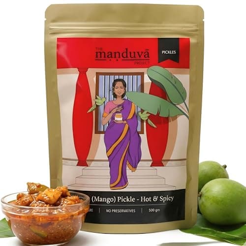 The Manduva Project Bitter Gourd (Karela) Pickle 250g | No Onion | Authentic Andhra Achar | Tangy, Spicy & Slightly Bitter — image 6