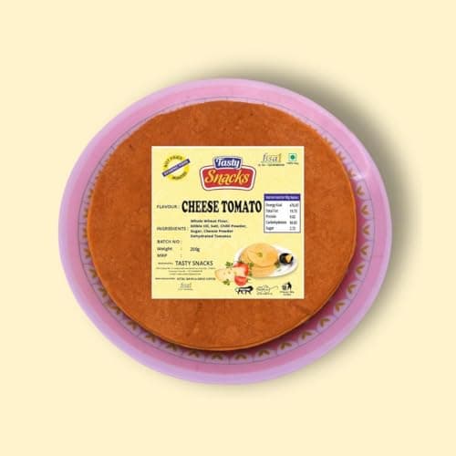 Tasty Snacks High Protein & High Fiber Khakhra 400 g | No Maida | No Palm Oil | Jain Khakhra | Natural Protein | Indian Snacks| (Pack of 2, Punjabi Flavor) — image 7