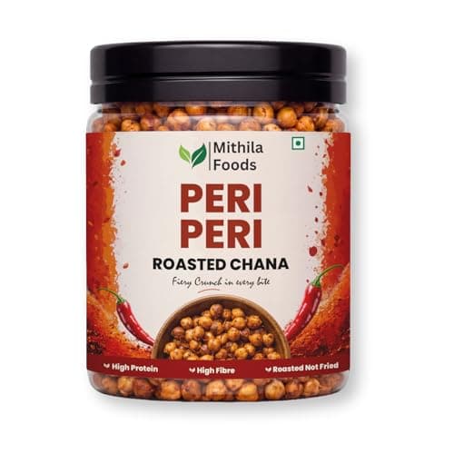 MITHILA FOODS 500g Nimbu Pudina Roasted Chana | Desi Chickpeas | Whole with Skin | Crunchy Vegan Gluten-Free High Protein SMART Snack | Authentic Bihari Bhuna Chana Snacks Tangy Lemon Mint Flavor — image 7