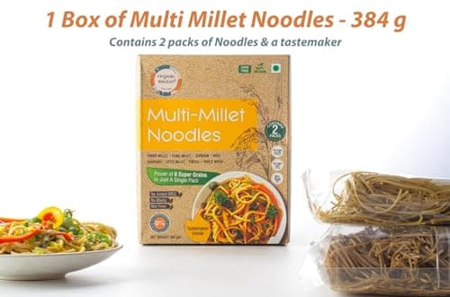 Organic Wisdom-Back to Roots Multi Millet Vegan Noodles | 384 Gm(Contains 2 Packs)| Made With 8 Super Grains | Not Fried - Sun Dried | Junk Free | No Maida, Msg or Refined Oil — image 8
