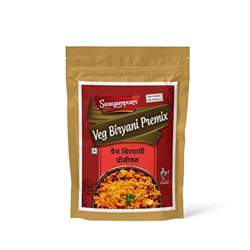 Swayampurn Combo of Veg. Biryani (60g), Paneer Tikka (60g), Malai Kofta (60g) | Ready Mix Masala | Home Made | Ready to Cook | For Healthy Delicious & Flavourful Cooking | No preservative, No Additives | Easy to Cook (Pack of 3) — image 2