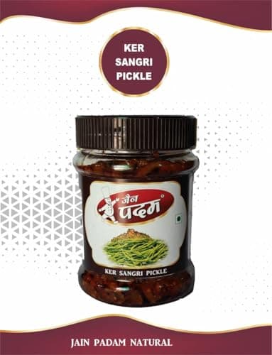 JAIN PADAM Ker Sangri Pickle - 250g | Homemade Handmade mix achar | Kair pickle | Marwari Rajasthani Delicious pickle — image 2