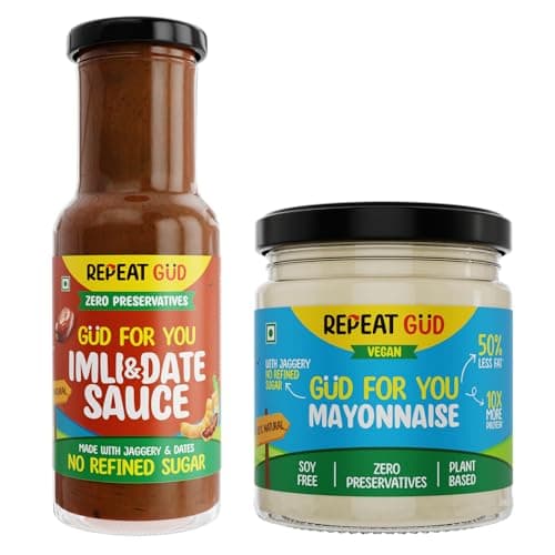 REPEAT GUD Healthy Sauces (Tomato Ketchup, Imili & Dates Sauce) | No Refined Sugar, Made With Jaggery | No preservatives | GUD For Kids | 100% Natural Ingredients & Chemical free (Pack of 2) — image 6
