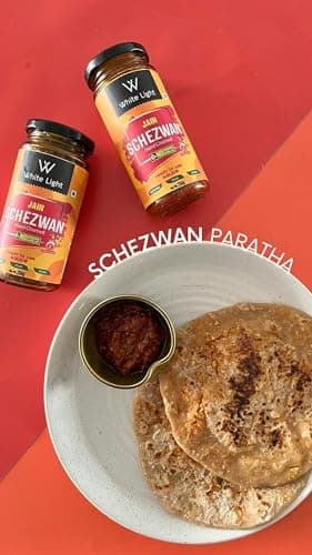 White Light Food Jain Schezwan Sauce l No Onion No Garlic l Ready to Eat Healthy Food - Pack of 2, 250g Each — image 5